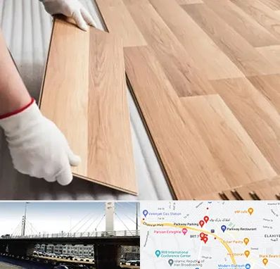 نصاب پارکت لمینت و چوبی در پارک وی 