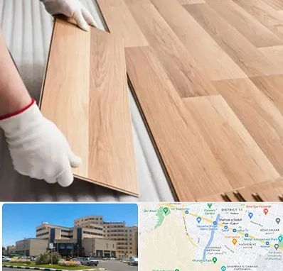 نصاب پارکت لمینت و چوبی در صیاد شیرازی مشهد 