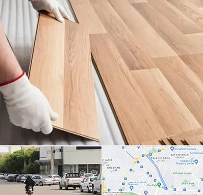 نصاب پارکت لمینت و چوبی در قدوسی شرقی شیراز 
