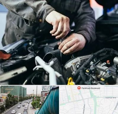 مکانیکی در بلوار فرحزادی