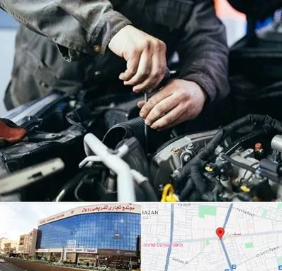 مکانیکی در نصف راه تبریز