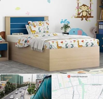 سرویس خواب کودک و نوجوان در بلوار فرحزادی