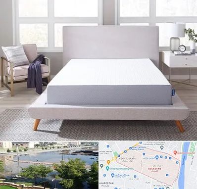 تعویض تشک کهنه با نو در گلستان اهواز 