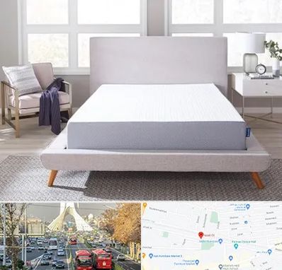 تعویض تشک کهنه با نو در خیابان آزادی 