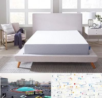 تعویض تشک کهنه با نو در میدان انقلاب 