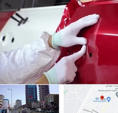 صافکاری در چهارراه طالقانی کرج