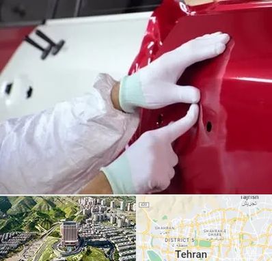 صافکاری در شمال تهران