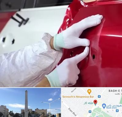 صافکاری در فلکه گاز شیراز