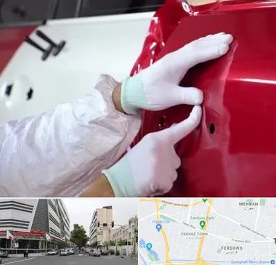 صافکاری در بلوار فردوس