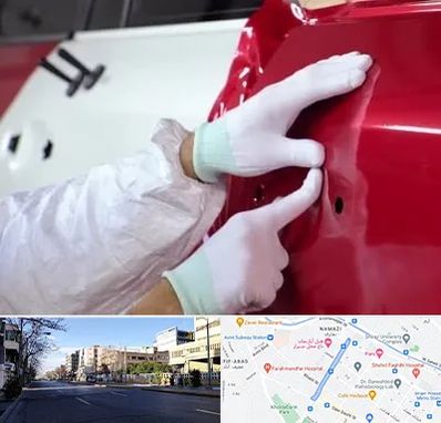 صافکاری در خیابان ملاصدرا شیراز