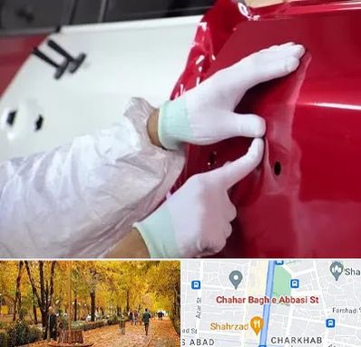 صافکاری در چهارباغ اصفهان