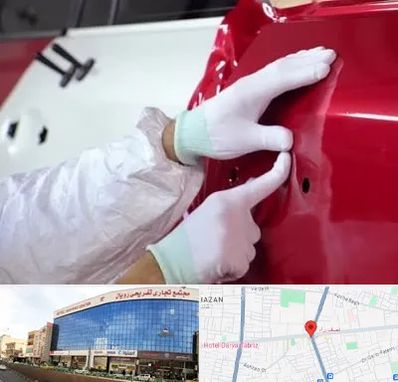 صافکاری در نصف راه تبریز