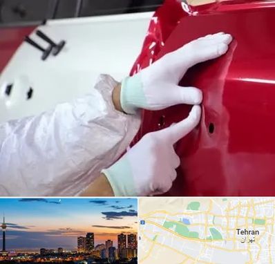 صافکاری در غرب تهران