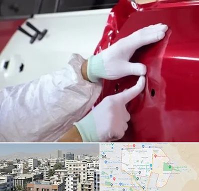 صافکاری در منطقه 14 تهران