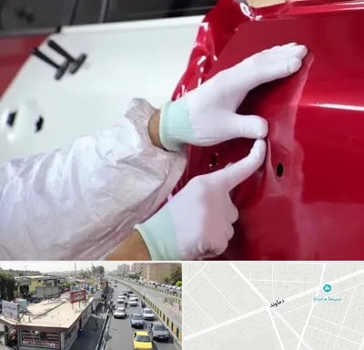 صافکاری در خیابان دماوند