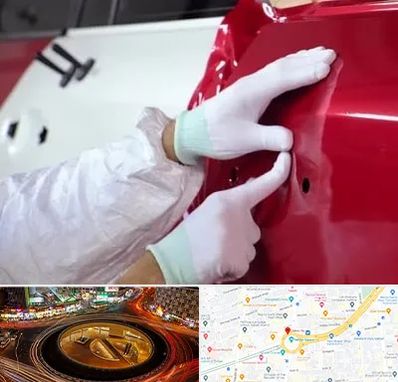 صافکاری در میدان ولیعصر