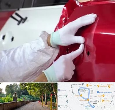 صافکاری در فلکه گاز رشت