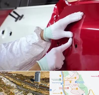 صافکاری در خیابان نیایش شیراز