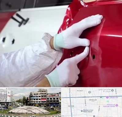 صافکاری در مرکز تهران