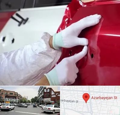 صافکاری در خیابان آذربایجان