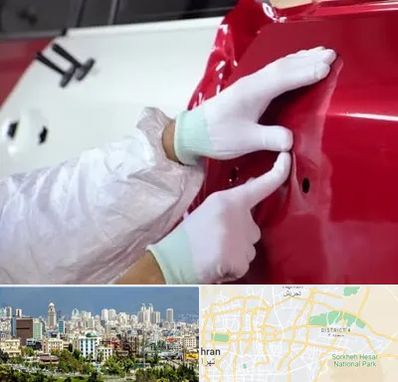 صافکاری در شرق تهران