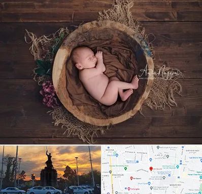 عکاسی نوزاد در میدان حر 