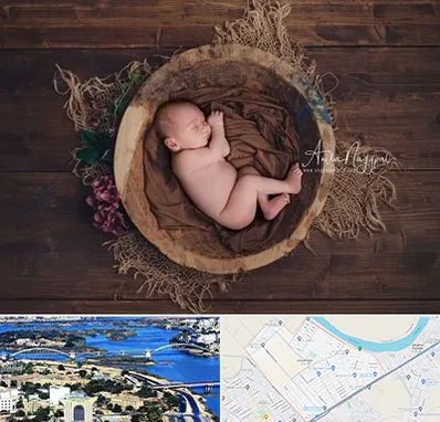 عکاسی نوزاد در کوروش اهواز 