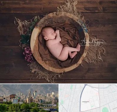 عکاسی نوزاد در جمشیدیه
