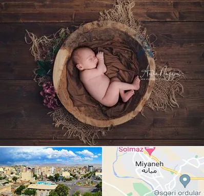 عکاسی نوزاد در میانه