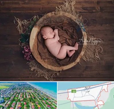 عکاسی نوزاد در نور