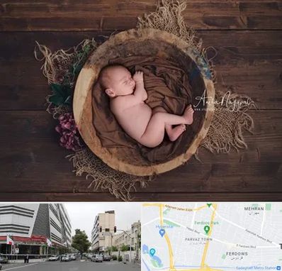 عکاسی نوزاد در بلوار فردوس 
