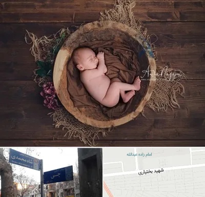 عکاسی نوزاد در سی متری جی