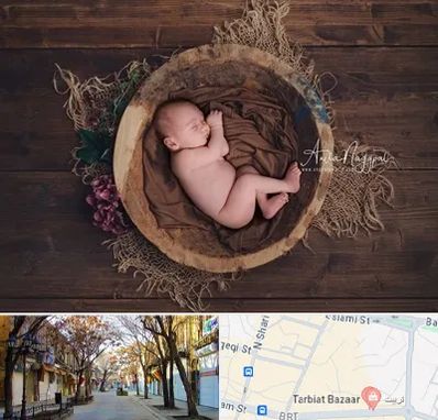عکاسی نوزاد در تربیت تبریز