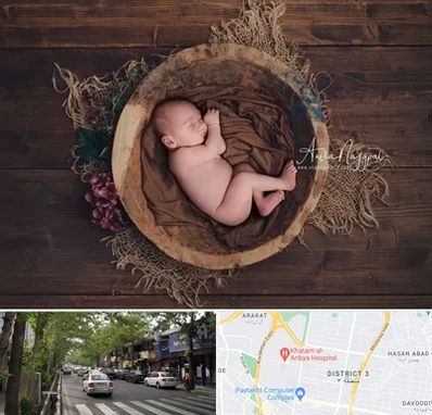 عکاسی نوزاد در ظفر 