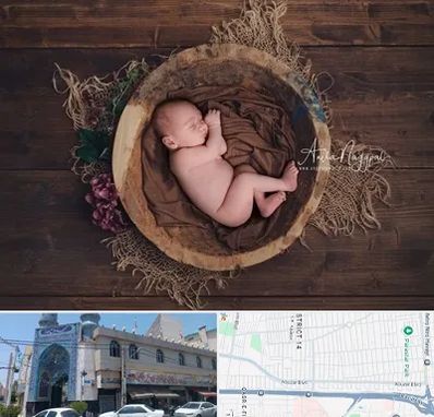 عکاسی نوزاد در بلوار ابوذر