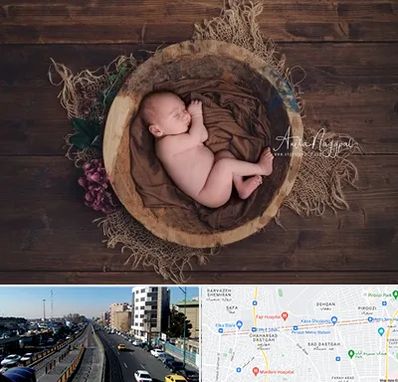 عکاسی نوزاد در پیروزی 