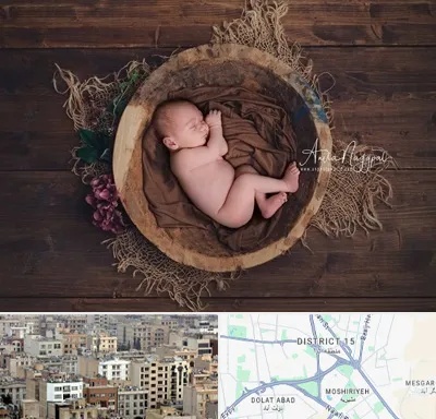 عکاسی نوزاد در جنوب شرق تهران