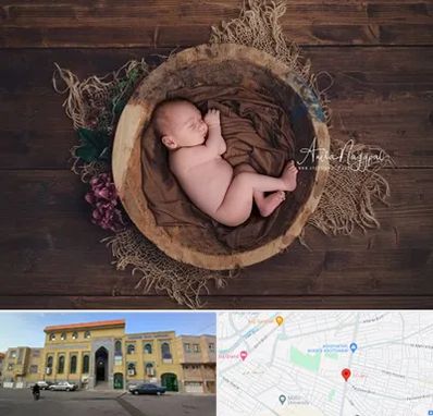 عکاسی نوزاد در زنبیل آباد قم