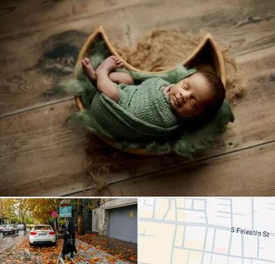 آتلیه نوزاد در خیابان فلسطین