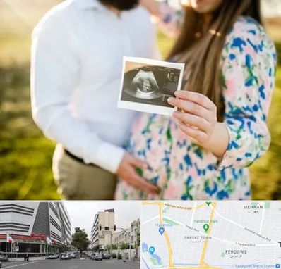 عکاسی بارداری در بلوار فردوس 