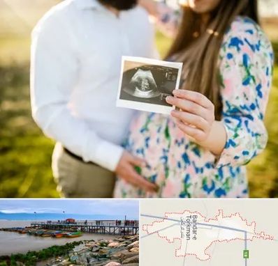 عکاسی بارداری در بندر ترکمن