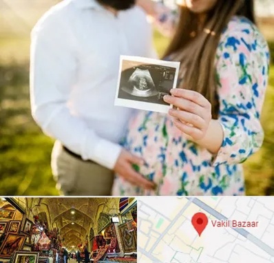 عکاسی بارداری در بازار وکیل شیراز