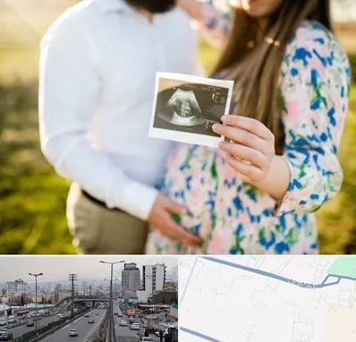 عکاسی بارداری در بلوار ارتش