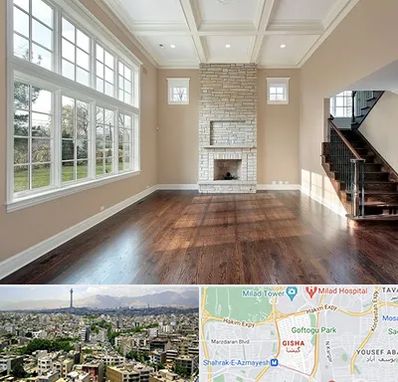 پارکت ارزان در گیشا 