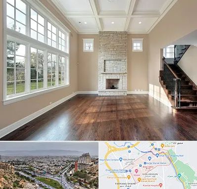 پارکت ارزان در معالی آباد شیراز 