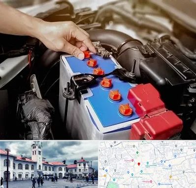 باتری سازی در میدان شهرداری رشت