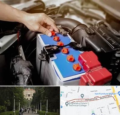 باتری سازی در بلوار معلم رشت