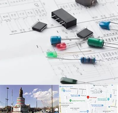 فروشگاه لوازم برق صنعتی در کارگر جنوبی 