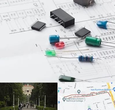 فروشگاه لوازم برق صنعتی در بلوار معلم رشت 