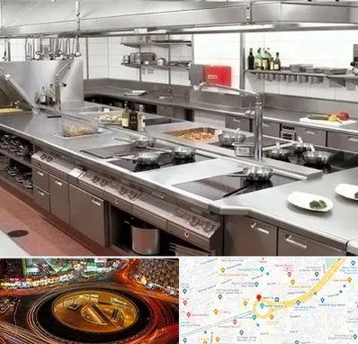 تجهیزات آشپزخانه صنعتی در میدان ولیعصر 